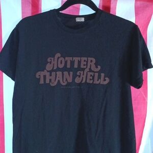 SZ M JOHN GALT /BRANDY MELVILLE 'HOTTER THAN HELL' DEATH VALLEY TEE
